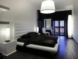 Elegant Black And White Bedroom Design Inspiration